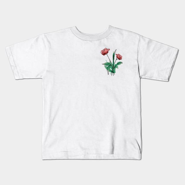 Abstract Flower Kids T-Shirt by LylaLace Studio